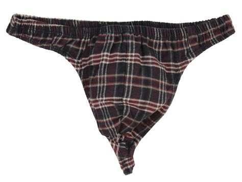 INTIMO Mens Flannel Thong .